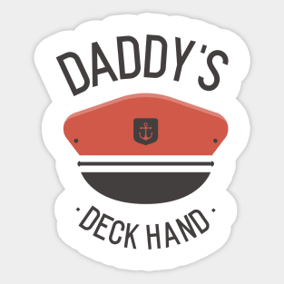 Daddy's Deck Hand Sticker